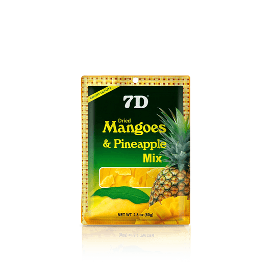 7D Dried Mango & Pineapple Mix (80g)-Dried Mangoes-DailyCravings