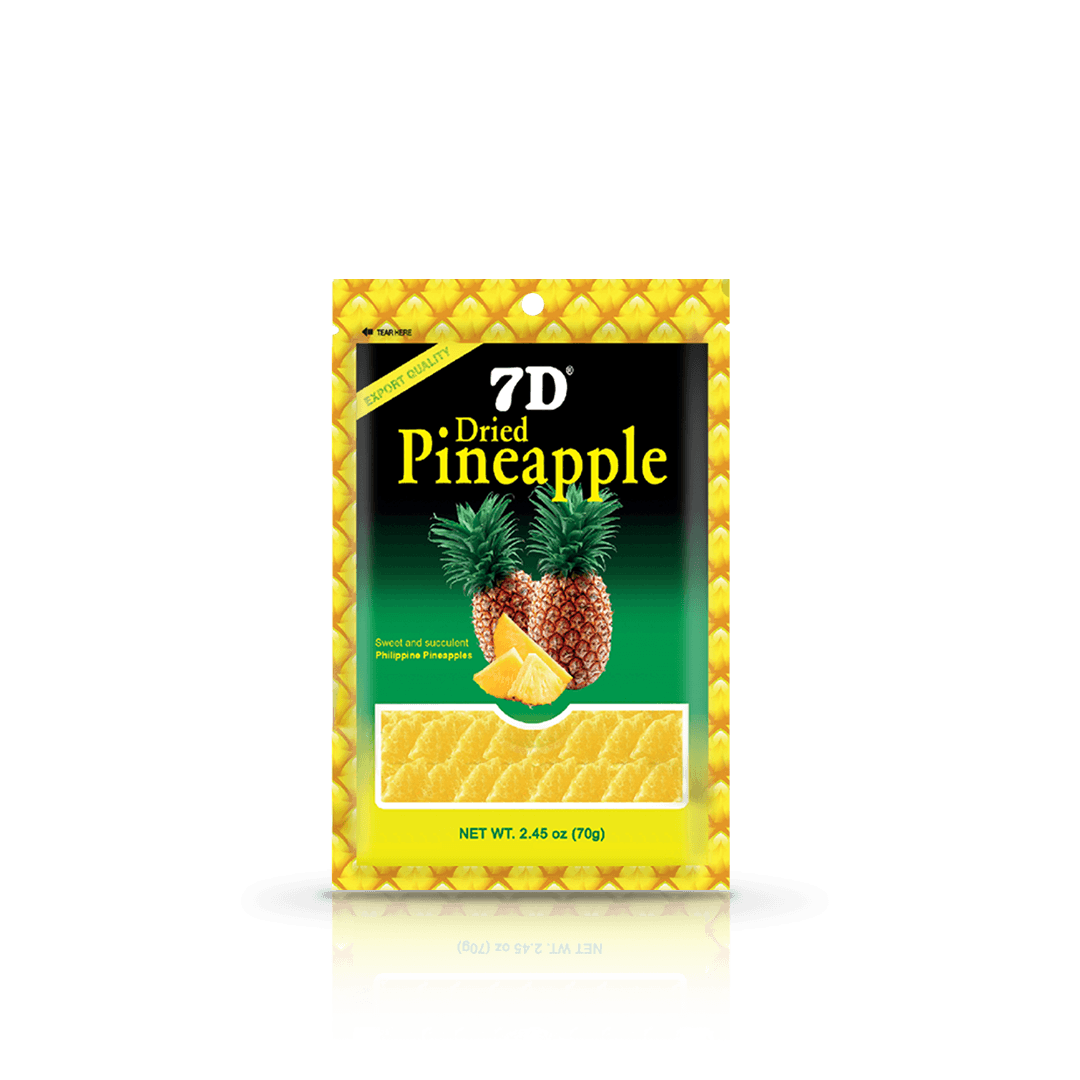 7D Dried Pineapples (70g)-Dried Pineapple-DailyCravings