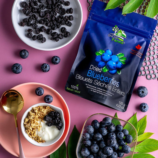 Snowfarms Whole Dried Blueberries (120g)-Dried Cranberries-DailyCravings